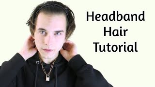 How to Wear a Headband for Men 90s look amp 1 product only [upl. by Per]