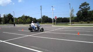 Motorcycle Instruction counter steering [upl. by Acinej]