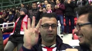 Antalyaspor 4 Fenerbahçe 2 maç sonu Nuri Alço müziği eşliğinde eğlence 05022016 [upl. by Atoked426]