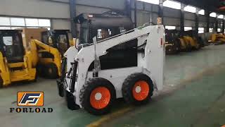 FORLOAD skid steer loader with Yanmar EURO5EPA4 engine [upl. by Oicneconi983]