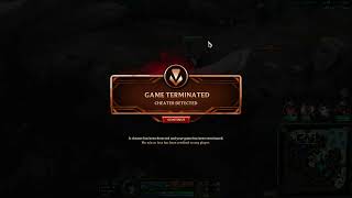 League Vanguard detects cheater and terminates ranked game [upl. by Enilamme]