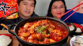 KIMCHIJJIGAE  KIMCHI STEW  COOKING MUKBANG ASMR  KOREAN FOOD [upl. by Harmonie]