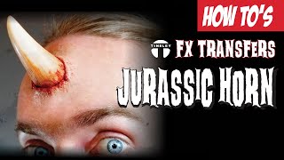 Tinsley Transfers 3D FX Transfers JURASSIC HORN Application [upl. by Straub]