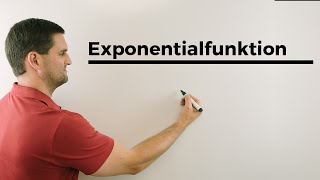 Exponentialfunktion aufstellen mit 2 Punkten Funktionsgleichung bestimmen  Mathe by Daniel Jung [upl. by Weisberg]