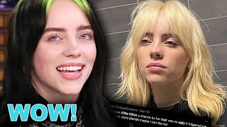 Billie Eilish EXPLAINS What Drove Her To Hide Her Hair  Hollywire [upl. by Durning]