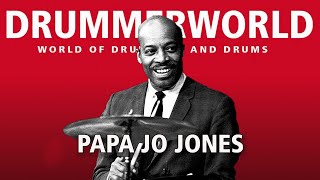 Papa Jo Jones Drum Solo quotCARAVANquot  papajojones drummerworldofficial drummerworld [upl. by Wallis]