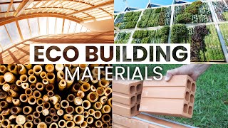 10 EcoFriendly Building Materials  Sustainable Design [upl. by Alexa537]