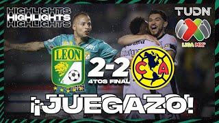 HIGHLIGHTS  León 22 América  4tos Final  AP2023  TUDN [upl. by Winterbottom419]