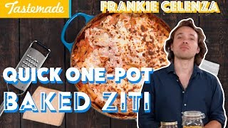 Fastest Ever OnePot Baked Ziti  Frankie Celenza [upl. by Ohara]