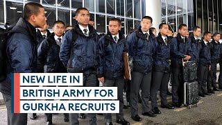 Excited Gurkha recruits arrive in UK to begin British Army career [upl. by Masao259]