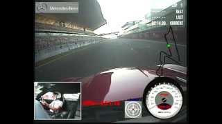 MercedesBenz SLS AMG  Fastest Car on Buddh International Circuit [upl. by Ilonka]