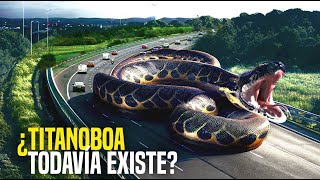 La serpiente más grande de la Tierra fue captada por una cámara ¿Es una Titanoboa [upl. by Namreg]