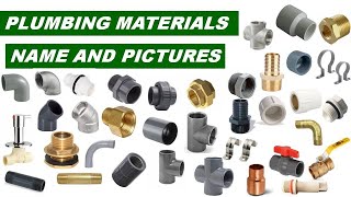 Plumbing Materials Name and Pictures Plumbing Fitting Name Plumbing Work [upl. by Gaby]