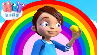 Fargesangen 🌈 Lær Farger  Norske Barnesanger  HeyKids [upl. by Sukul]