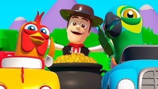 🥳 Let´s PLAY and LEARN with PEPE 🦜 and his FRIENDS 😀 KIDS SONGS  Zenon The Farmer [upl. by Atarman890]