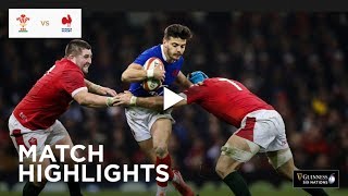 Extended Highlights Wales v France  Guinness Six Nations [upl. by Laughry]