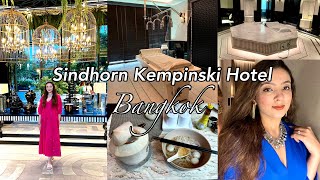 Sindhorn Kempinski Hotel Bangkok my experience amp full tour ✨ [upl. by Aizek]