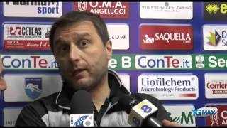 Pescara Ascoli 22 parla Devis Mangia allenatore Ascoli [upl. by Bidle]