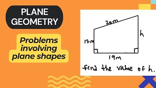 Solving problems involving plane shapes [upl. by Odraode3]