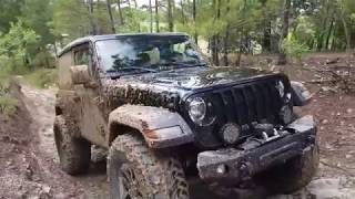 2018 JL 37s 25quot lift working the hills  Catahoula Recreation [upl. by Hammer]