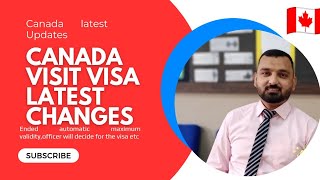 Canada visit Visa Latest Changes 2024 l Canada Multiple entry visit visa Big changes [upl. by Sarina]