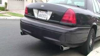 Crown Vic magnaflow exhaust [upl. by Ahsir]