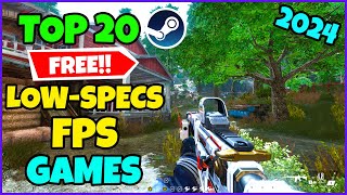 TOP 20 FREE FPS GAMES for Low End PCLaptop  2024 4GB RAM Intel HD Graphics [upl. by Dimah]