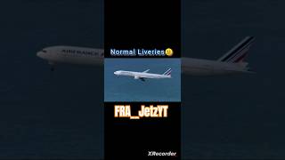 Normal Liveries😐 vs Special Liveries😎 plane airplane planegeek aeroplane crash aircraft [upl. by Onihc606]