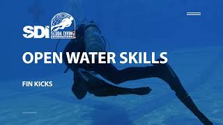 How To Perform Fin Kicks While Scuba Diving  SDI Open Water Skills [upl. by Lsil726]