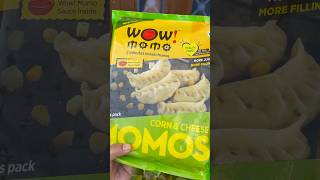 Trying Instant Momos  Wow Momo  Ready to Eat Food shorts ytshorts viralshorts trending food [upl. by Verger]