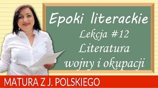 73 Matura z polskiego literatura wojny i okupacji [upl. by Teragramyram]