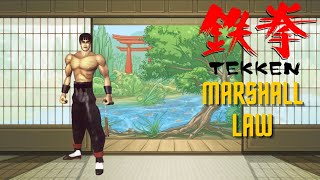 Tekken 1  Arcade Mode Redo Ep3 Marshall Law [upl. by Kier708]