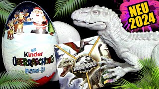 Kinder Überraschung ® Jurassic World ™ Riesen Ei 2024  Indominus Rex  Unboxing [upl. by Schach]