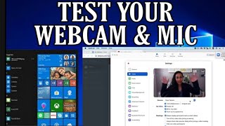 How To Test Webcam  How To Test Mic  Test Your Webcam amp Mic  Zoom meeting Camera Test amp Mic [upl. by Tollman]