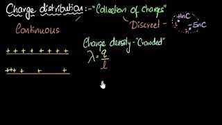 Charge density amp continuous charge distribution  Electric charges amp fields  Physics  Khan Academy [upl. by Desi]