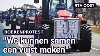 Massale opkomst bekijk het grootste boerenprotest ooit  RTV Oost [upl. by Layor]