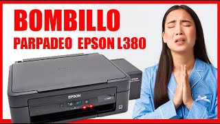 ✅ COMO QUITAR BOMBILLO DE PARPADEO EPSON L380 [upl. by Desireah]