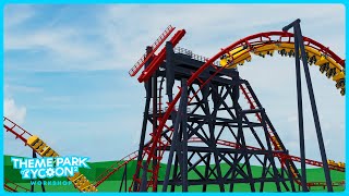 TiltTrack Roller Coaster Blueprint in Theme Park Tycoon 2 [upl. by Alletse744]