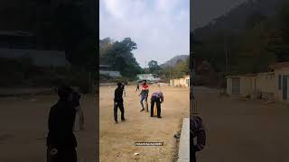 Bowled 🏏 cricket pahadi villagelife sports [upl. by Armilda]