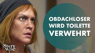 Obdachloser wird Toilette verwehrt  DramatizeMeDeutsch [upl. by Johiah238]