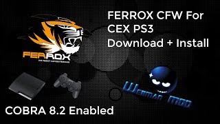 FERROX 485 CEX CFW for PS3 COBRA 82 [upl. by Trovillion171]