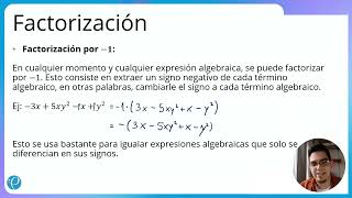 Factorización  Factor común [upl. by Nunnery]