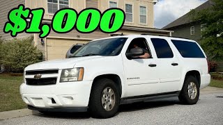 I Just Bought The Cheapest Suburban Heres Whats Wrong With It [upl. by Ynned]