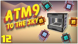 Minecraft ATM9 To The Sky  Ep 12  AE2 Inscriber Automation With Modular Routers [upl. by Deery656]