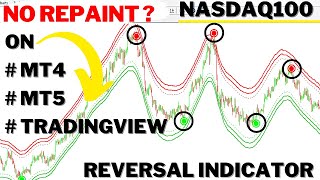 REVERSAL indicator on MT4  MT5  tradingview 99 WINRATE NASDAQ100 [upl. by Dnana851]