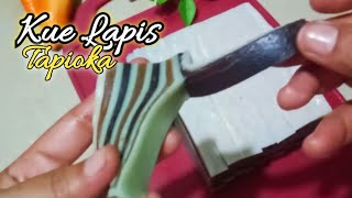 RESEP KUE LAPIS TEPUNG TAPIOKA MUDAH ANTI GAGAL [upl. by Snowber]