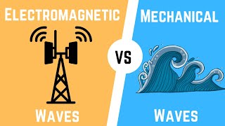 Mechanical Waves VS Electromagnetic Waves [upl. by Nettle]