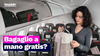 Il bagaglio a mano potrebbe essere gratis non servono più trucchi per risparmiare ✈️ [upl. by Swane809]