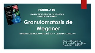 Granulomatosis de Wegener GW 3er año [upl. by Barrow]