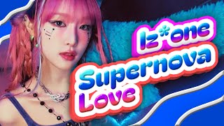 AI COVER Izone  Supernova Love IVE David Guetta How would sing  Line distribution [upl. by Etnohc]